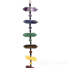 Load image into Gallery viewer, closer view of 7 chakras stones
