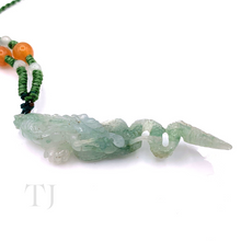 Cargar imagen en el visor de la galería, Natural Burmese Jade Adjustable Necklace
