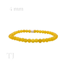 Cargar imagen en el visor de la galería, Yellow Quartz Bracelet (Dyed)
