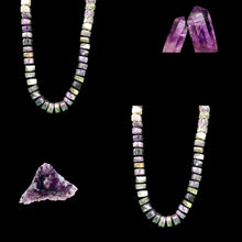 将图片加载到图库查看器，Amethyst stone necklace
