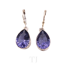 Cargar imagen en el visor de la galería, Mystic Topaz Tear Drop Earrings in Sterling Silver
