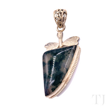 Load image into Gallery viewer, Moss Agate Pendant in Sterling Silver
