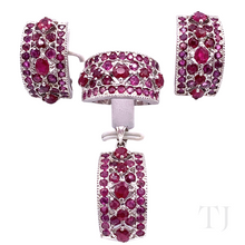 Load image into Gallery viewer, Ruby Curved Jewelry Set
