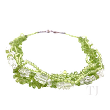 Load image into Gallery viewer, Peridot Chip Layered Necklace
