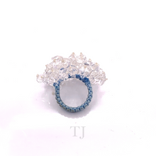 Cargar imagen en el visor de la galería, Clear Quartz Braided Rope Ring
