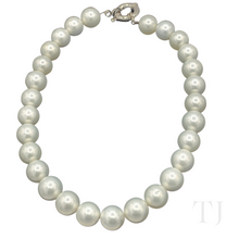 Load image into Gallery viewer, Freshwater Big Pearl Necklace in Sterling Silver
