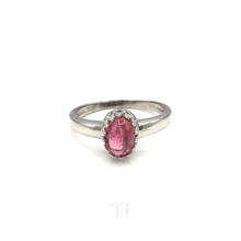 Load image into Gallery viewer, Pink Tourmaline Ring in Sterling Silver
