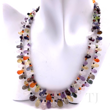 Cargar imagen en el visor de la galería, Multi Gemstones Necklace in Sterling Silver
