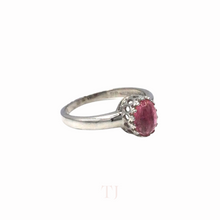 Load image into Gallery viewer, Pink Tourmaline Ring in Sterling Silver
