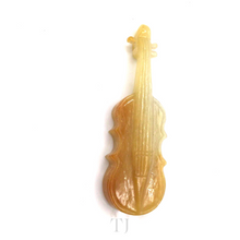 Load image into Gallery viewer, Burmese Honey Jade Guitar Figurine
