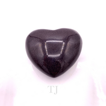 Cargar imagen en el visor de la galería, blue gold sandstone heart cabochon
