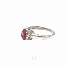 Загрузить изображение в средство просмотра галереи, Pink Tourmaline Ring in Sterling Silver
