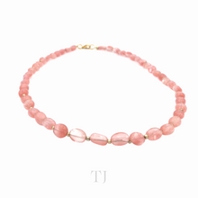 Load image into Gallery viewer, Strawberry Quartz Necklace
