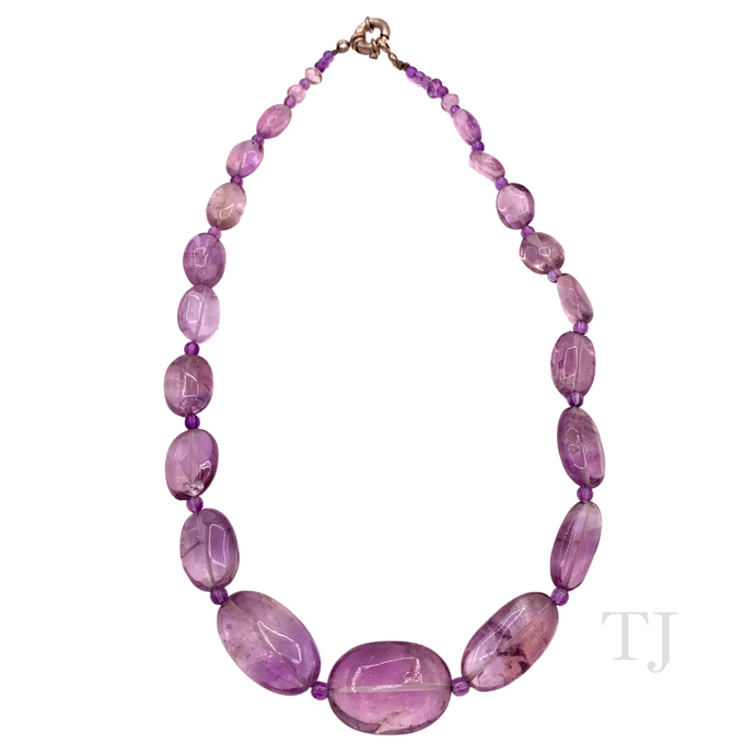 Amethyst Graduated style necklace