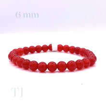 Cargar imagen en el visor de la galería, Red Quartz Bracelet (Dyed)
