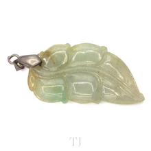 Cargar imagen en el visor de la galería, Burmese Natural Jade Lead Figure Pendant with silver bail
