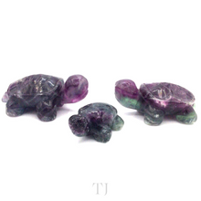 Load image into Gallery viewer, Fluorite Turtle Figurine
