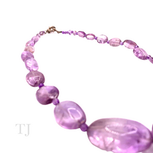 Load image into Gallery viewer, Amethyst graduated style necklace
