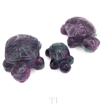 Load image into Gallery viewer, Fluorite Turtle Figurine
