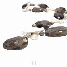 Cargar imagen en el visor de la galería, Smoky Quartz &amp; Pearl Necklace
