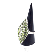 Load image into Gallery viewer, Peridot Ring in Sterling Silver
