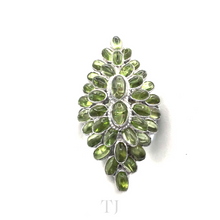 Load image into Gallery viewer, Peridot Ring in Sterling Silver
