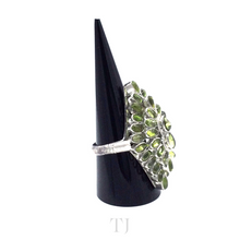 Load image into Gallery viewer, Peridot Ring in Sterling Silver
