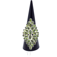 Load image into Gallery viewer, Peridot Ring in Sterling Silver
