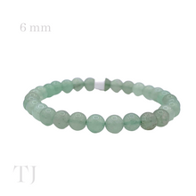 Load image into Gallery viewer, Aventurine 6 mm bead sized bracelet with elastic string
