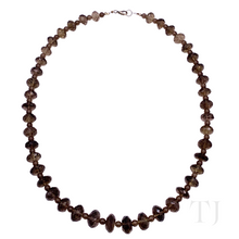 Load image into Gallery viewer, Smoky Quartz Faceted Bead Necklace
