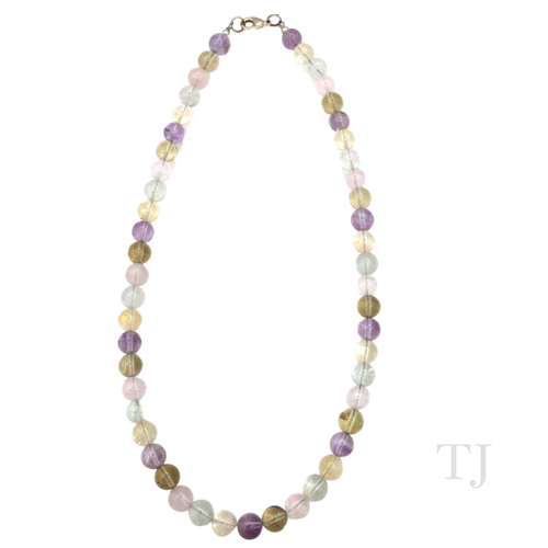 Ametrine different color Bead Necklace