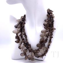 Load image into Gallery viewer, Smoky Quartz Chip and Nugget Necklace
