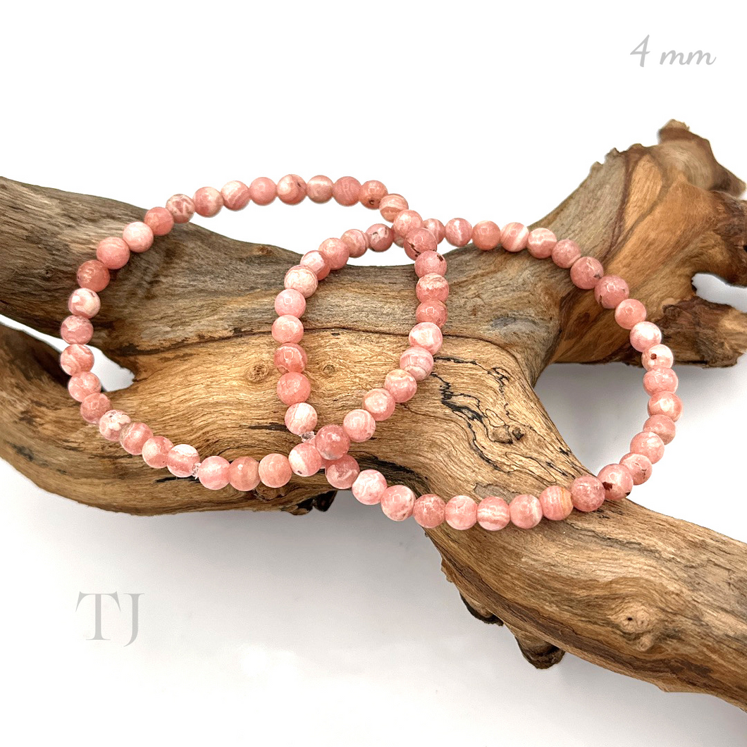 Rhodochrosite Bracelet (Natural Color)