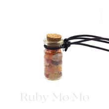 Load image into Gallery viewer, Carnelian Bottle Necklace
