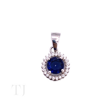 Load image into Gallery viewer, Doublet Sapphire Round Shape Jewelry Set
