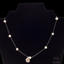 Load image into Gallery viewer, Pearl Necklace in Sterling Silver
