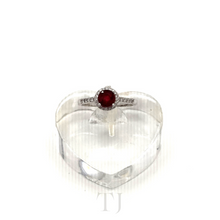 Cargar imagen en el visor de la galería, Ruby Ring in sterling silver
