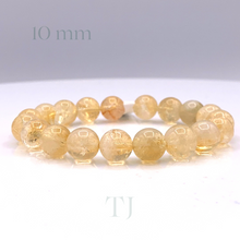 Загрузить изображение в средство просмотра галереи, Citrine bead bracelet with elastic string 10 mm
