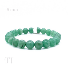 Load image into Gallery viewer, Aventurine 8 mm bead sized bracelet with elastic string
