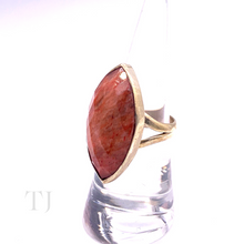 Cargar imagen en el visor de la galería, Indian Ruby Oval Cut Ring in Sterling Silver
