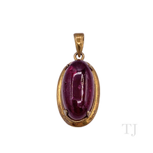 Cargar imagen en el visor de la galería, Burmese Ruby Cabochon Pendant 
