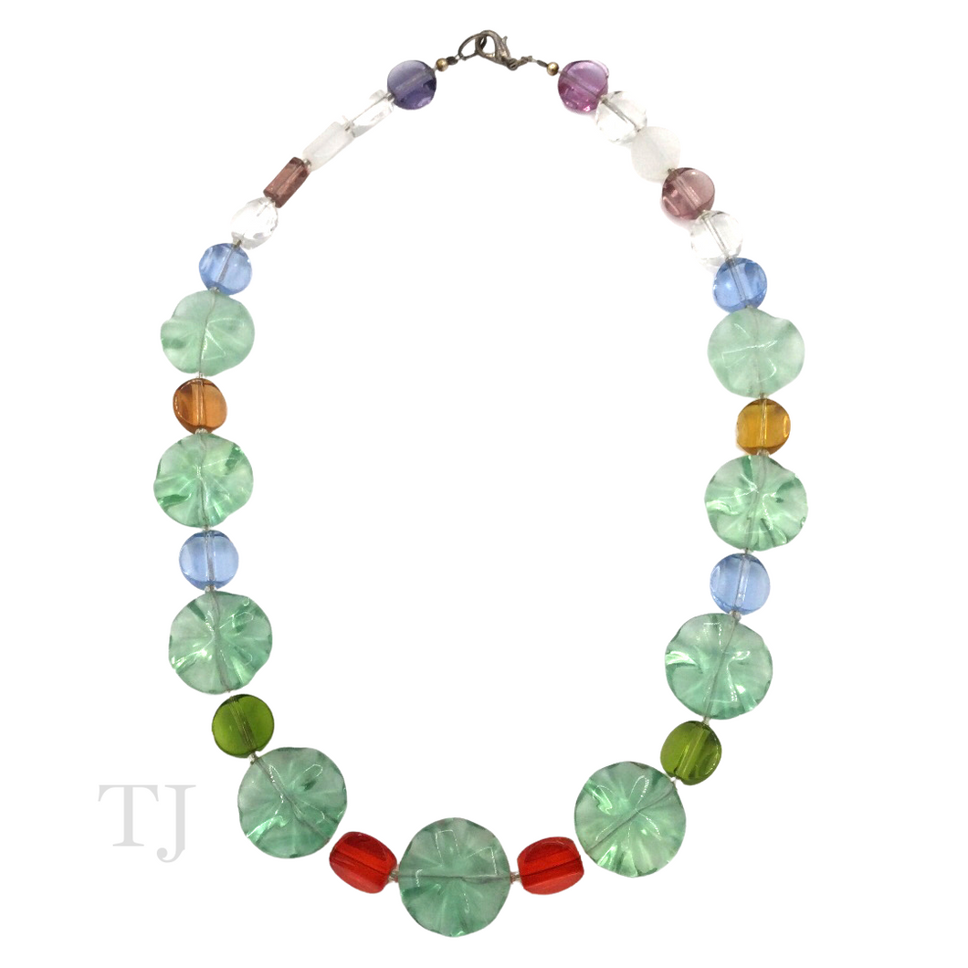 Multi Gemstones Round Shapes Necklace