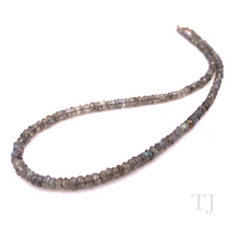 Загрузить изображение в средство просмотра галереи, Labradorite Faceted Small Chip Necklace in Sterling Silver
