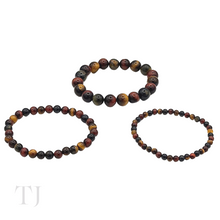 Load image into Gallery viewer, Mixed Tiger&#39;s Eye Bracelet
