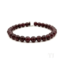 Cargar imagen en el visor de la galería, Garnet A quality Bracelet (6mm bead size)
