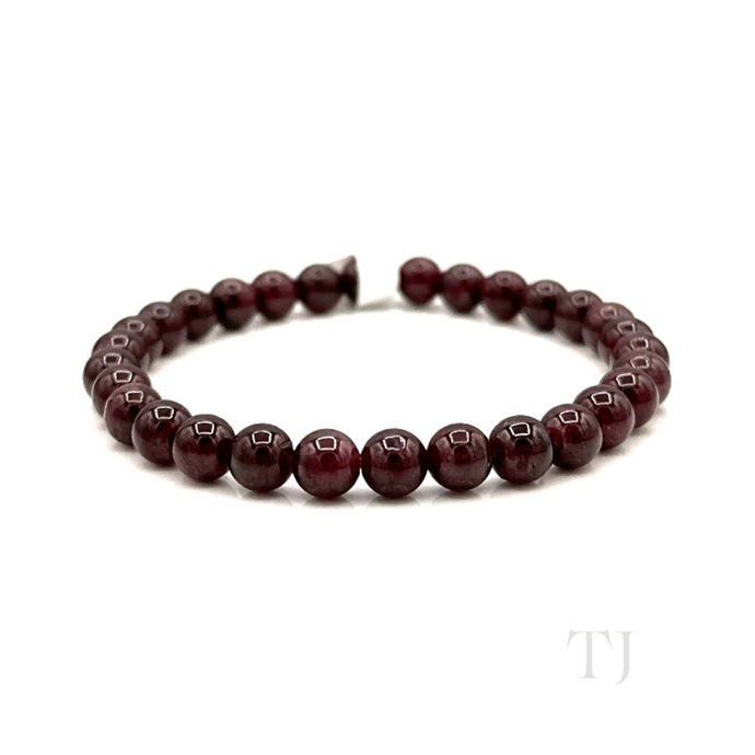 Garnet A quality Bracelet (6mm bead size)