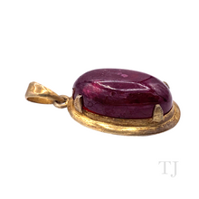 Load image into Gallery viewer, Burmese Ruby Cabochon Pendant
