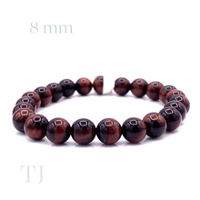 Load image into Gallery viewer, Red Tiger&#39;s Eye Bracelet
