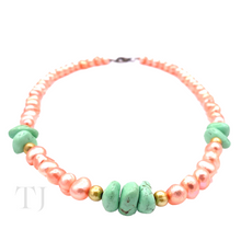 Load image into Gallery viewer, Freshwater Orange Pearl Necklace
