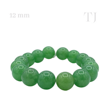 Load image into Gallery viewer, Aventurine 12 mm bead sized bracelet with elastic string
